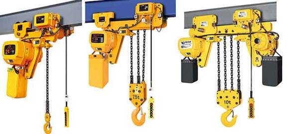 Low headroom electric chain hoist  for sale